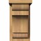 Ekena Millwork New Brighton Smooth Corbel w/Backplate, Western Red Cedar, 7 1/2"W x 10"D x 14"H COR08X10X14NEB01SWR - alternate 3
